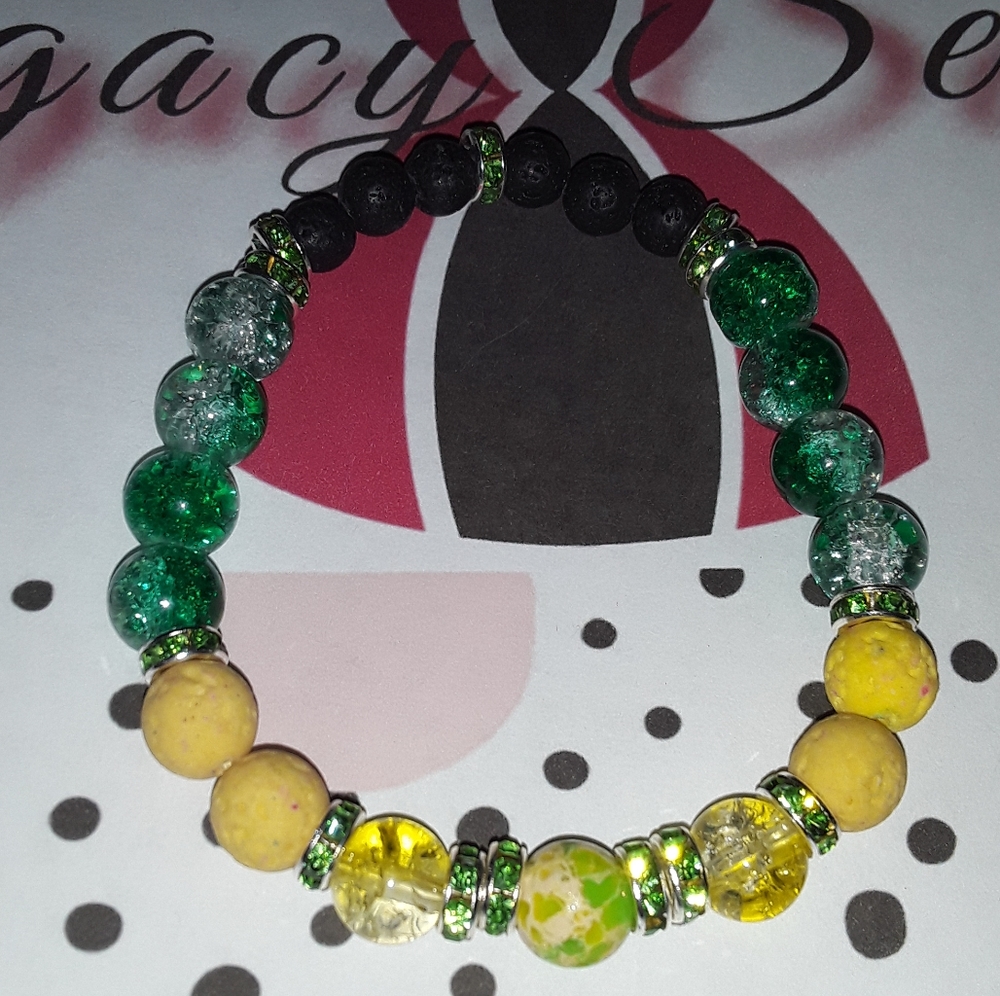 👑♤Emperors Bead♤👑 Natural Stone & Lava Bead B